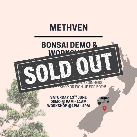 Methven - Bonsai Demo & Workshop - 13th June 2026