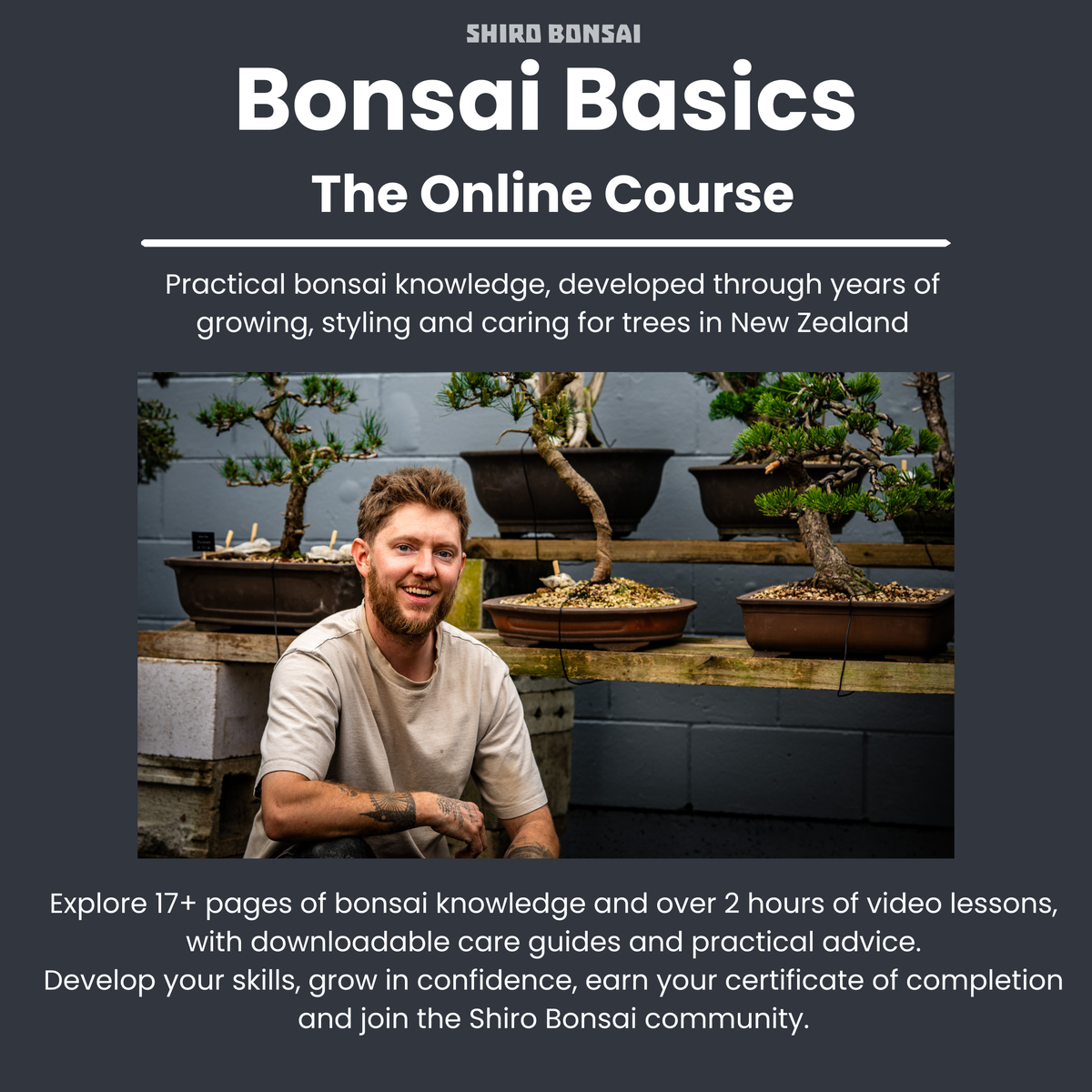 The Bonsai Basics Online Course