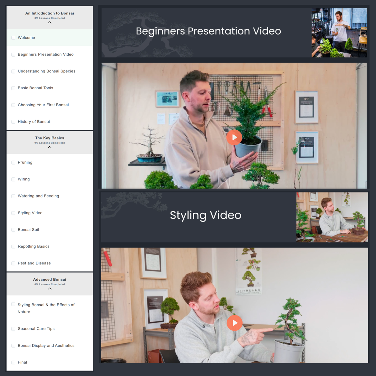 The Bonsai Basics Online Course